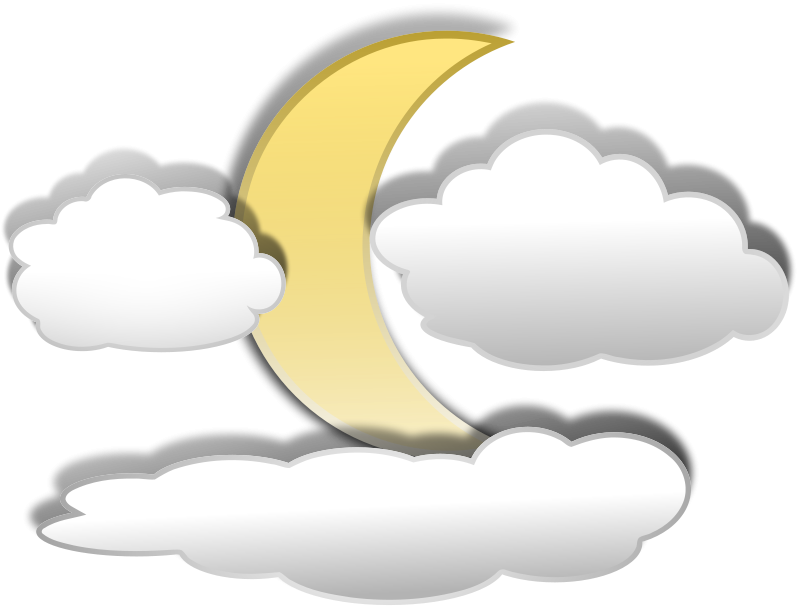 800x607 Fun Moon Clipart