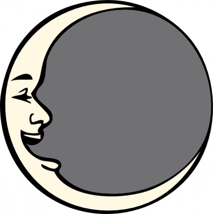 423x425 Man In The Moon Clip Art Clip Arts, Free Clip Art