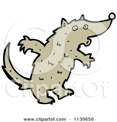 450x470 Cartoon Of A Howling Wolf 1