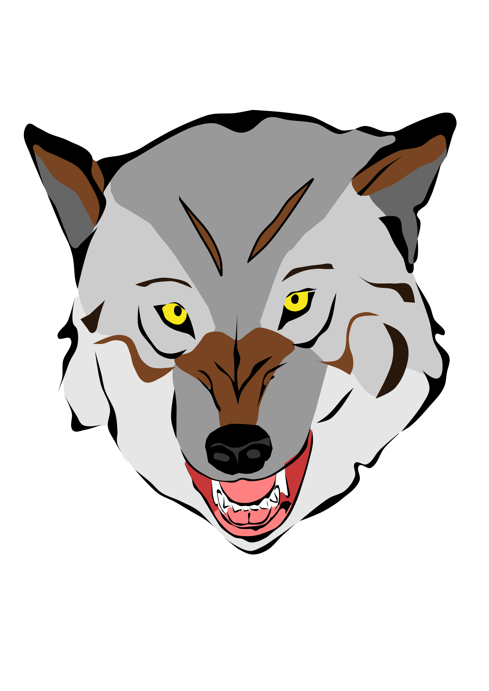 1697x2400 Wolf Cartoon Images, Clip Art Amp Graphics