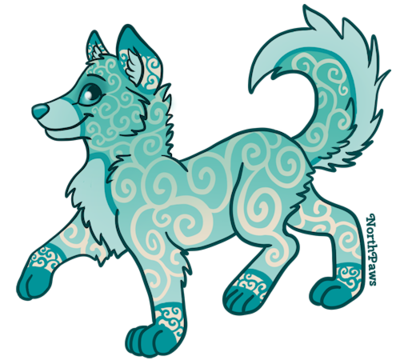 400x360 Closed Wolf Pup Adoptable