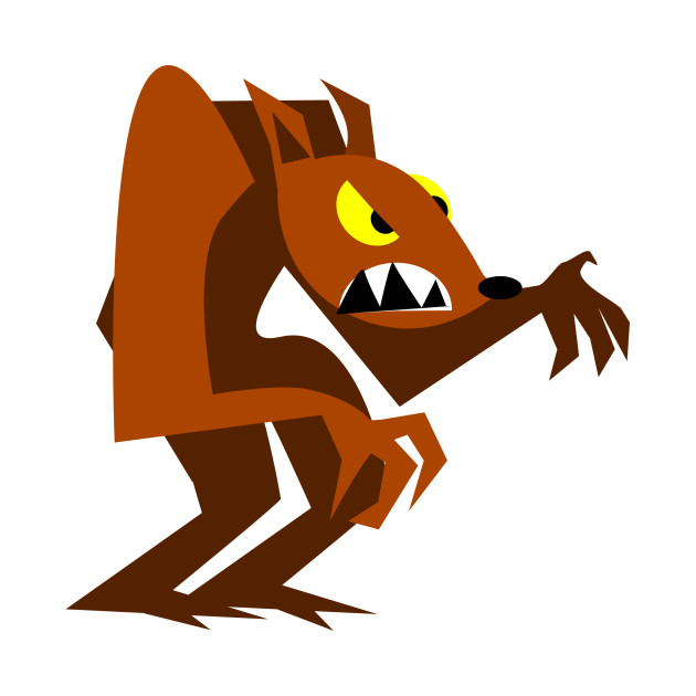 630x630 Classic Clipart Wolfman