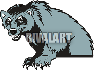 361x268 Wolverine Clipart Badger