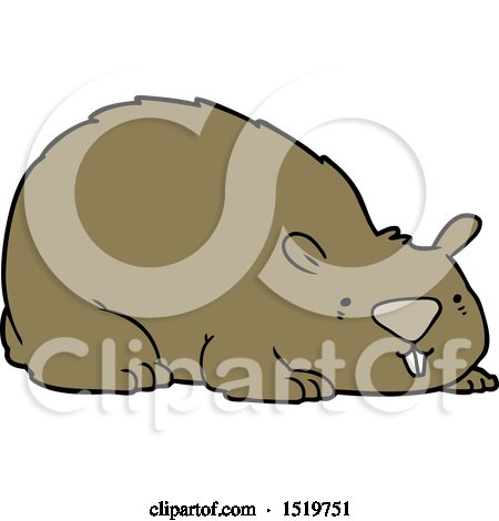 450x470 Royalty Free (Rf) Clipart Of Wombats, Illustrations, Vector