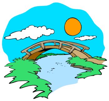350x327 Bridge Blue Wonder Clipart