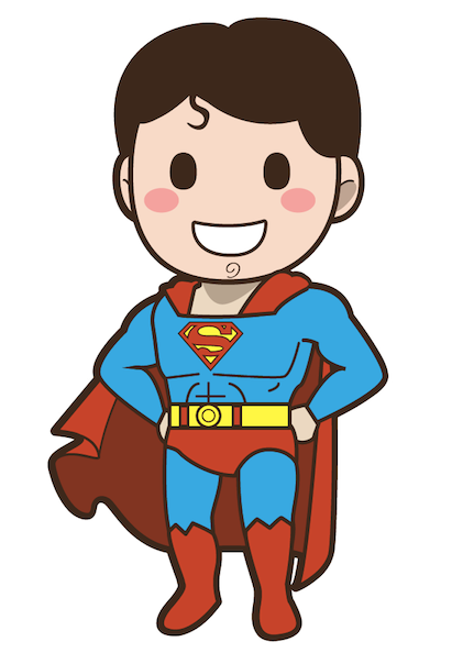 411x604 Superman Clip Art Black And White