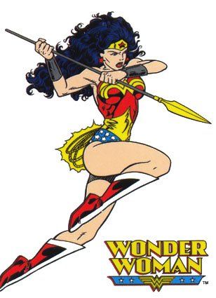 308x425 Fancy Wonder Woman Clip Art