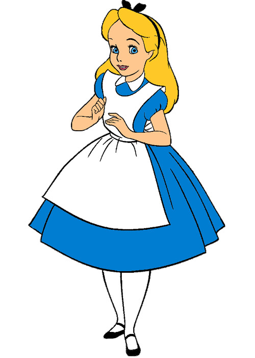 500x701 Image Of Alice In Wonderland Clipart