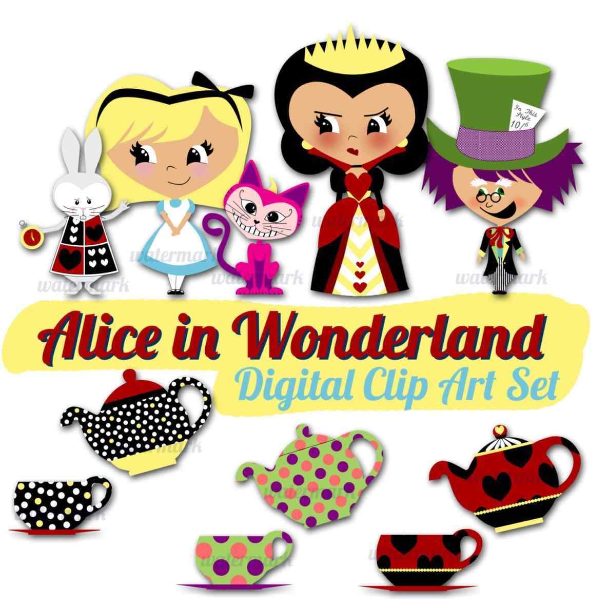 1185x1185 Alice In Wonderland Clipart Tea Party Mayamokacomm