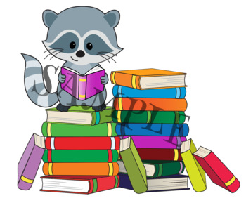 350x289 Clipart Woodland Animals Reading {Lilly Silly Billy} By Lilly