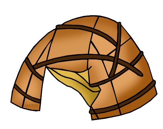 547x432 Native Americans Clip Art By Phillip Martin, Northeast Woodland Wigwam