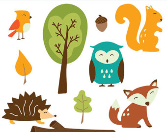 340x270 Woodland Animals Clip Art Images, Fox Clip Art, Fox Vector