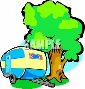 284x300 Travel Trailer Or Camper In The Woods Or Forest
