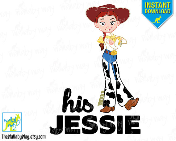 570x456 Toy Story Woody Amp Jessie Printable Iron On Transfer Or Use As
