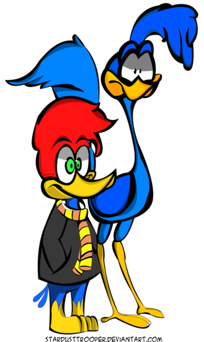 400x669 Woody Woodpecker And Road Runner By Stardusttrooper