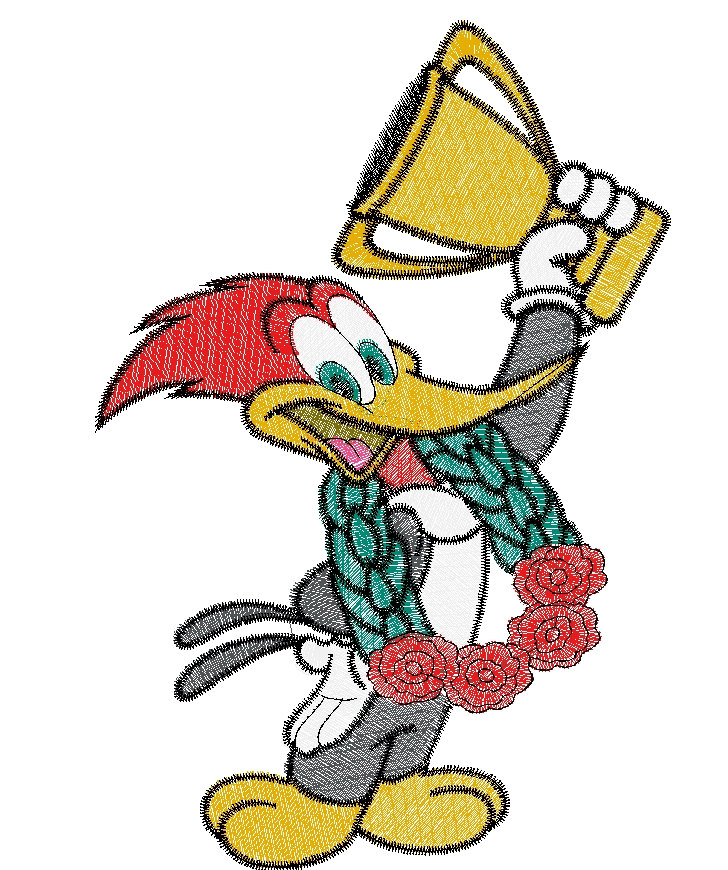728x870 Embroidery Woody Woodpecker Race From 8ttoblab On Etsy Studio