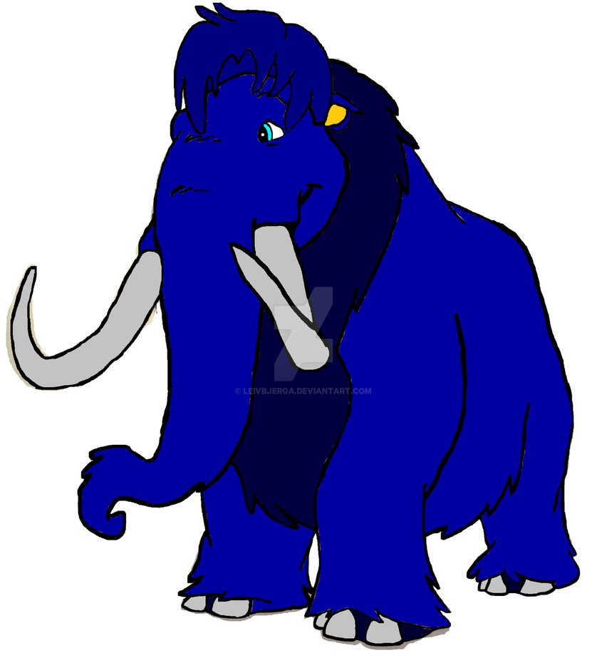 852x937 Ice Age Saot Mumble The Woolly Mammoth By Leivbjerga