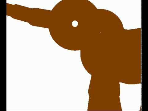 480x360 Woolly Mammoth Trumpeting Animation Test V2