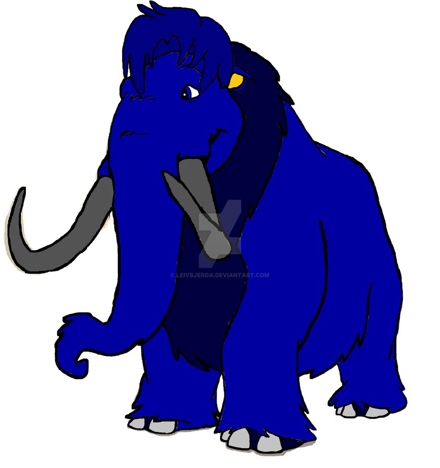 867x922 Ice Age Animated Films Alexson The Woolly Mammoth By Leivbjerga
