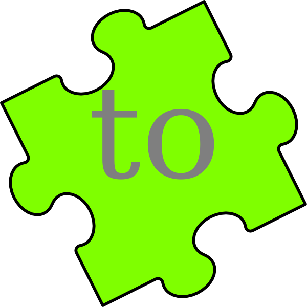 600x600 Puzzle Piece Word To Clip Art