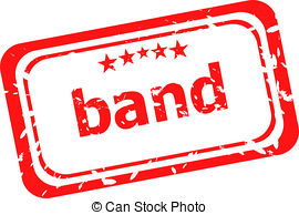 270x194 Band Word On Red Rubber Grunge Stamp Clip Art And Stock