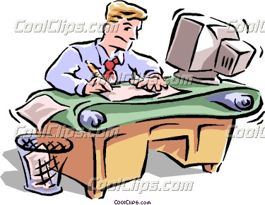 375x291 Busy Workers Clipart