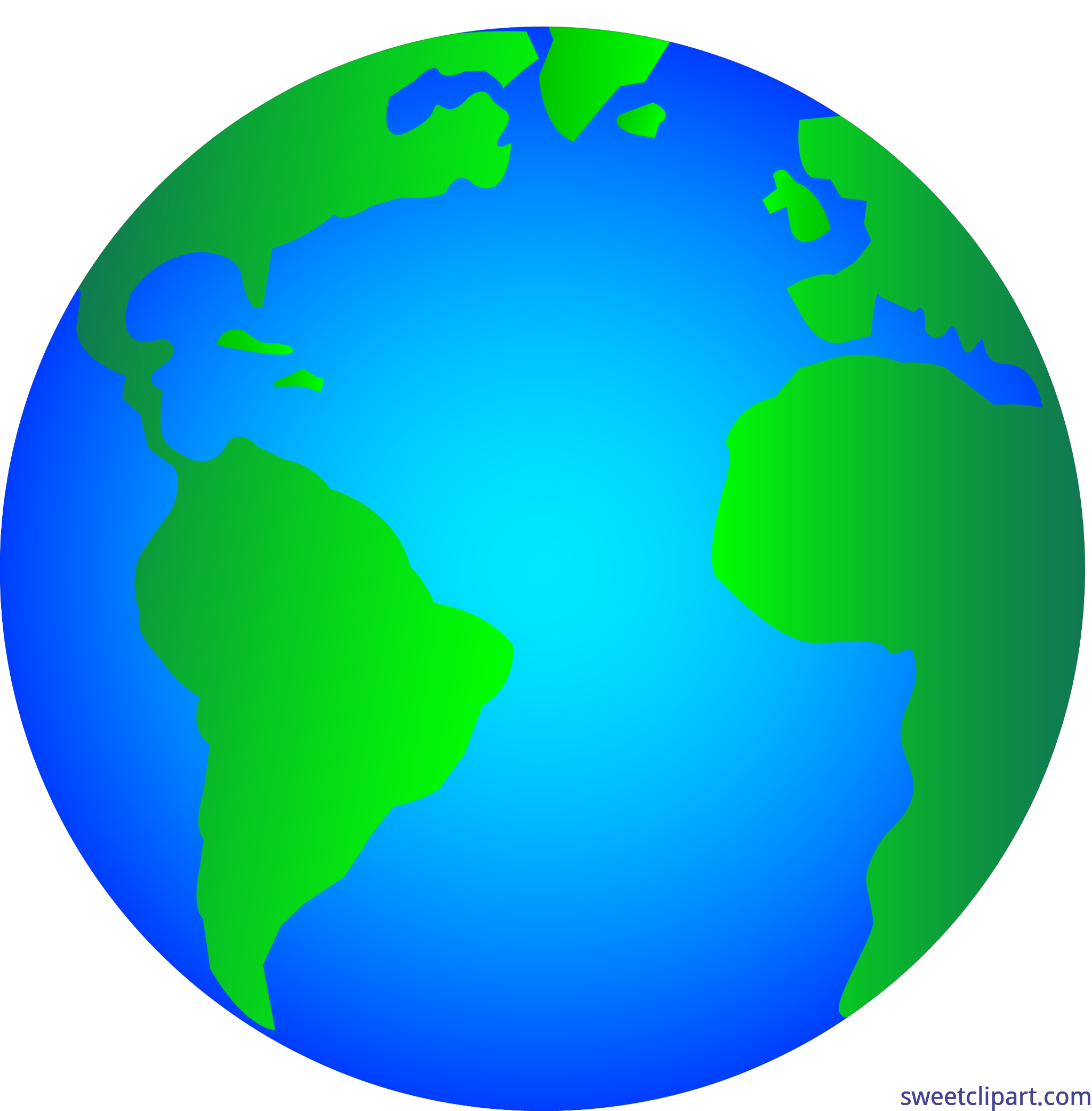 5748x5852 Shiny Glossy Earth Logo Clip Art