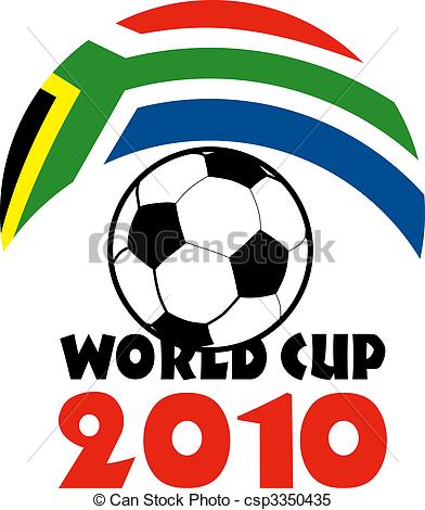 392x470 Illustration Of An Icon For Soccer Football World Cup 2010