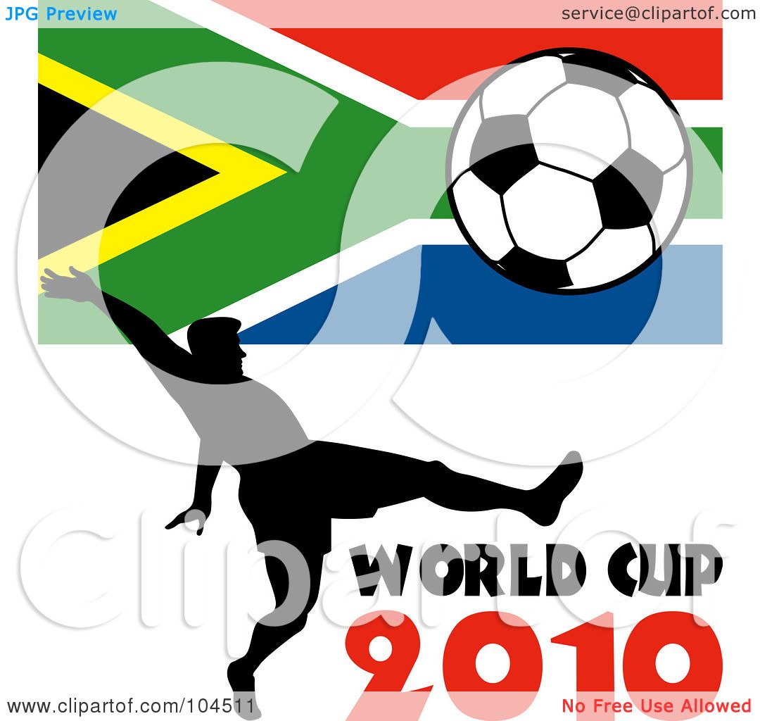 1080x1024 Royalty Free (Rf) Clipart Illustration Of A Silhouetted Soccer