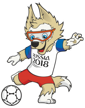 297x375 2018 Fifa World Cup Logo Amp Mascot Zabivaka Logo