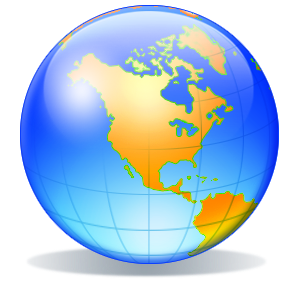 288x288 World Globe Clipart