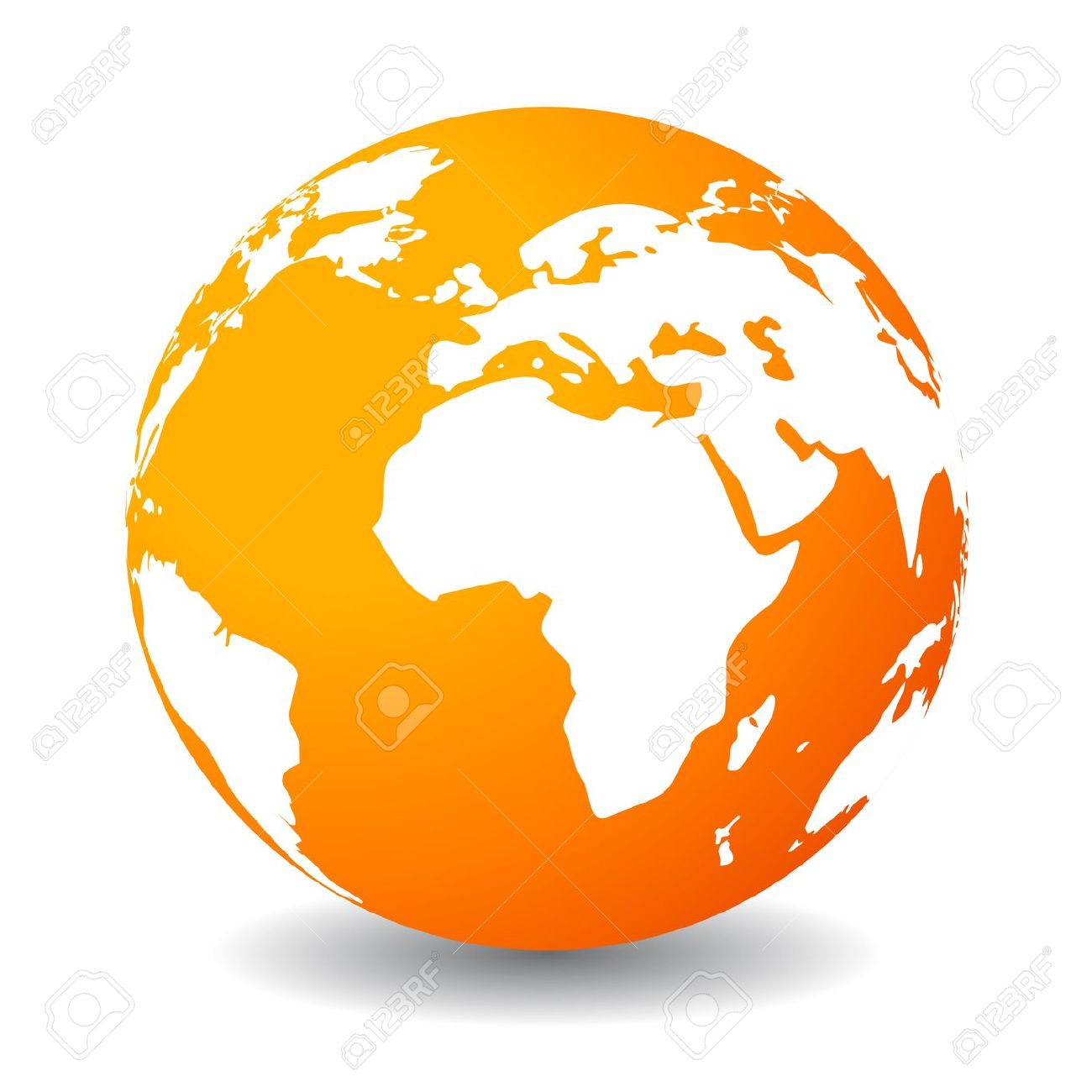1300x1300 World Globe Logo Clipart
