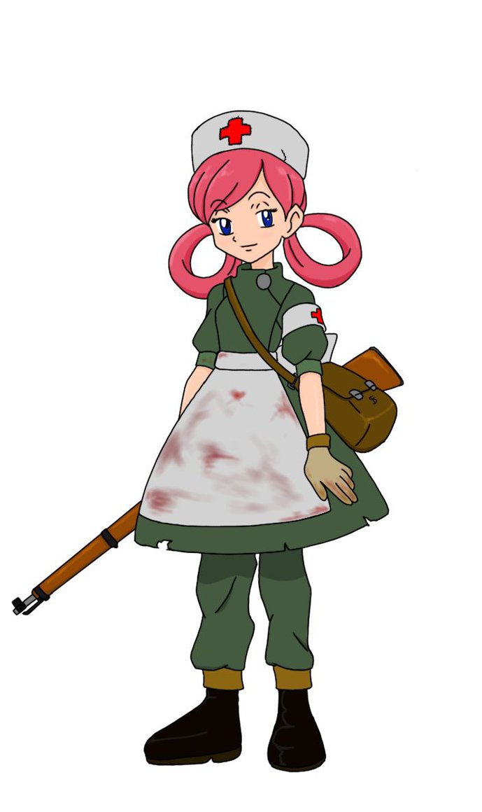 689x1160 Pokemon World War 1 Edition Nurse Joy By Techmaguskhobotov