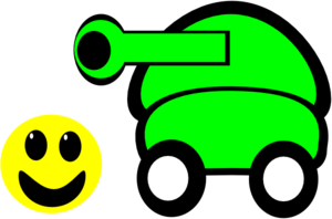 300x198 Cartoon Tank Clip Art