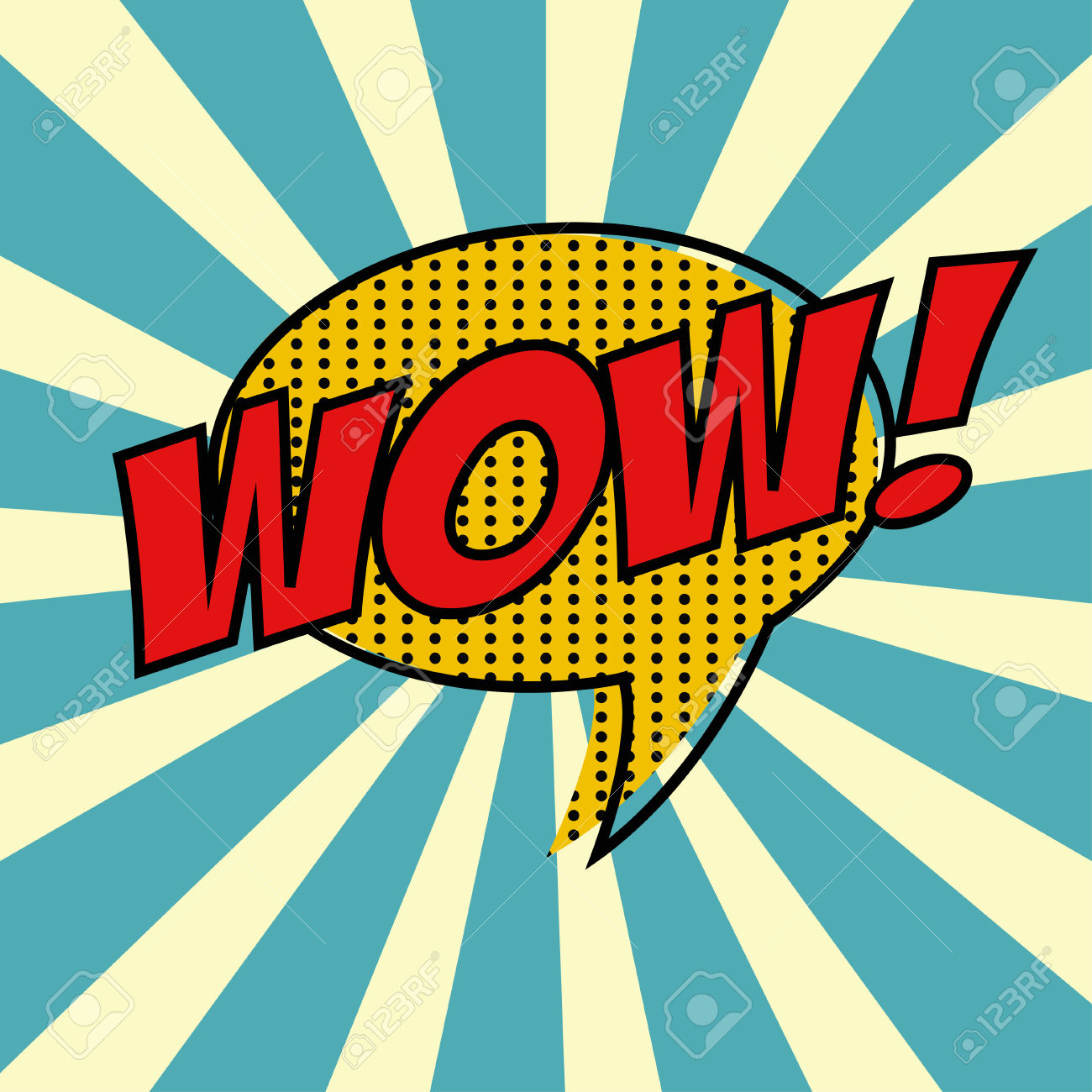 1300x1300 Pop Art Wow