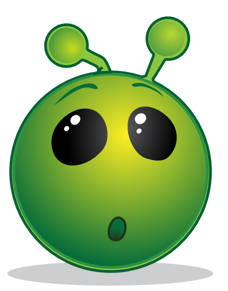 468x598 Smiley Green Alien Wow Clip Art Free Vector 4vector