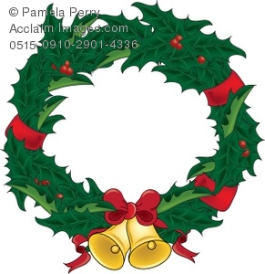 291x300 Clipart Of Christmas Wreath Cliparts Free Download Clip Art