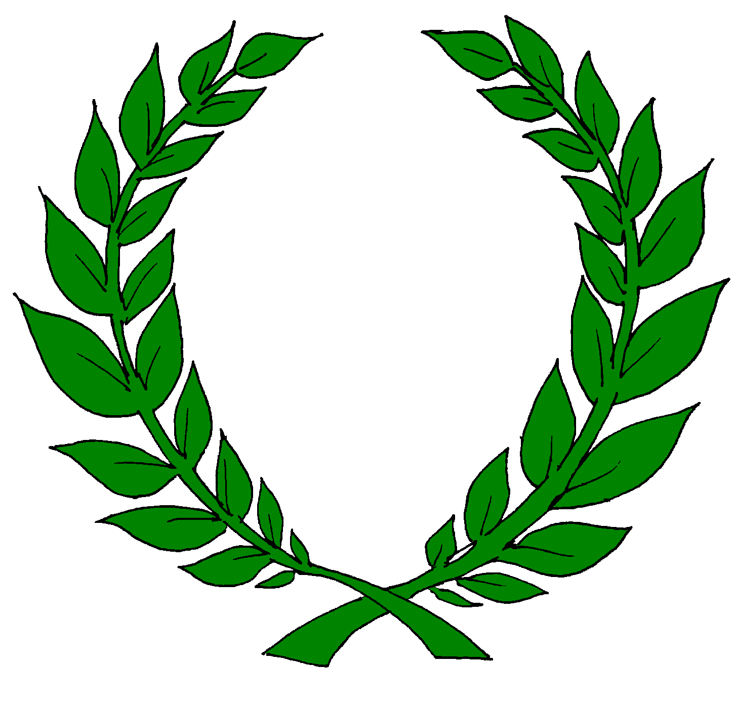 1452x1404 Free Clipart Olympic Laurel Wreath