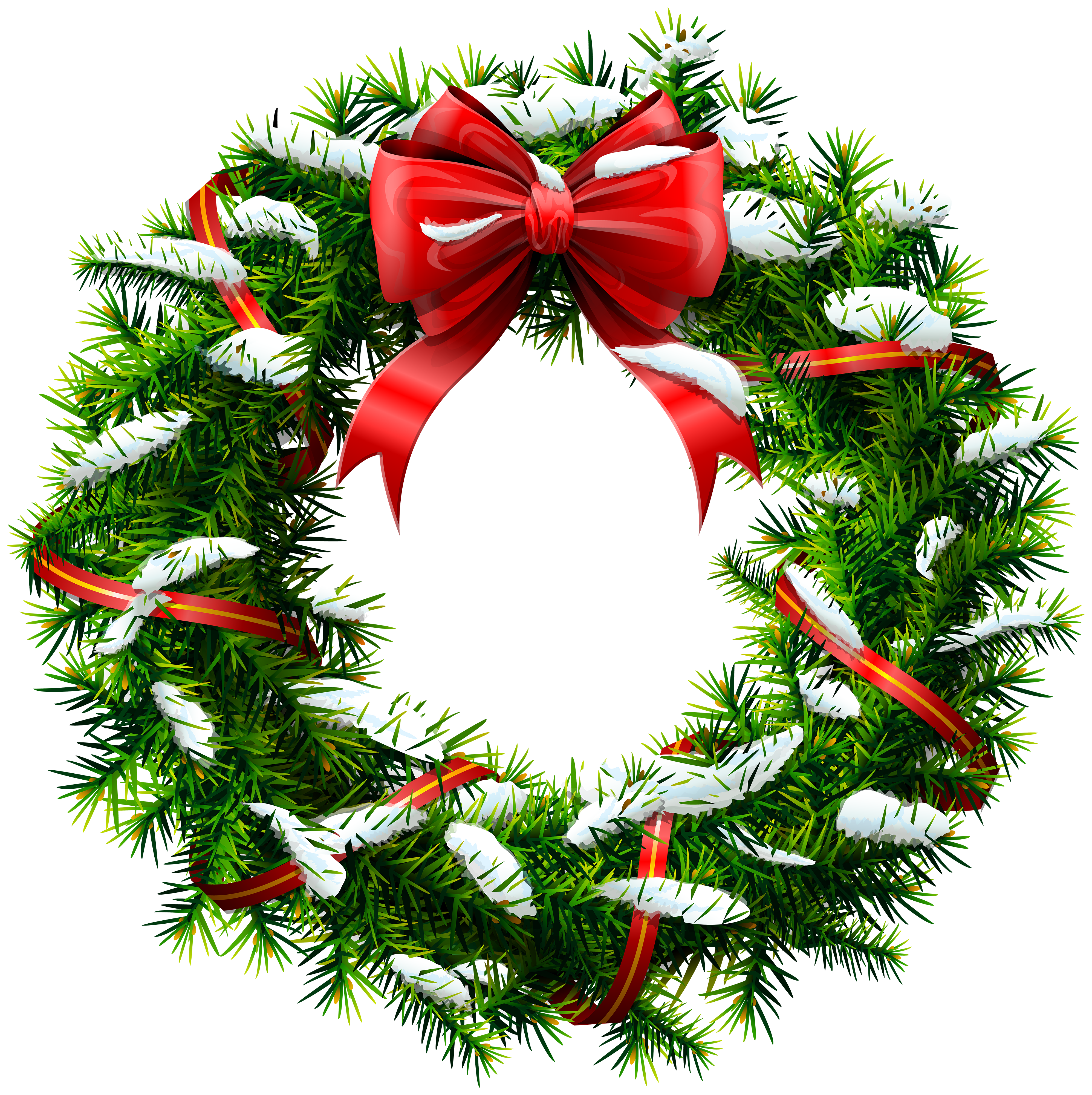 3990x4000 Christmas Wreath With Snow Png Clip Artu200b Gallery Yopriceville