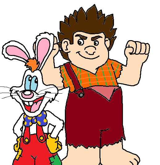 518x534 Roger Rabbit And Wreck It Ralph By Toon Kyo
