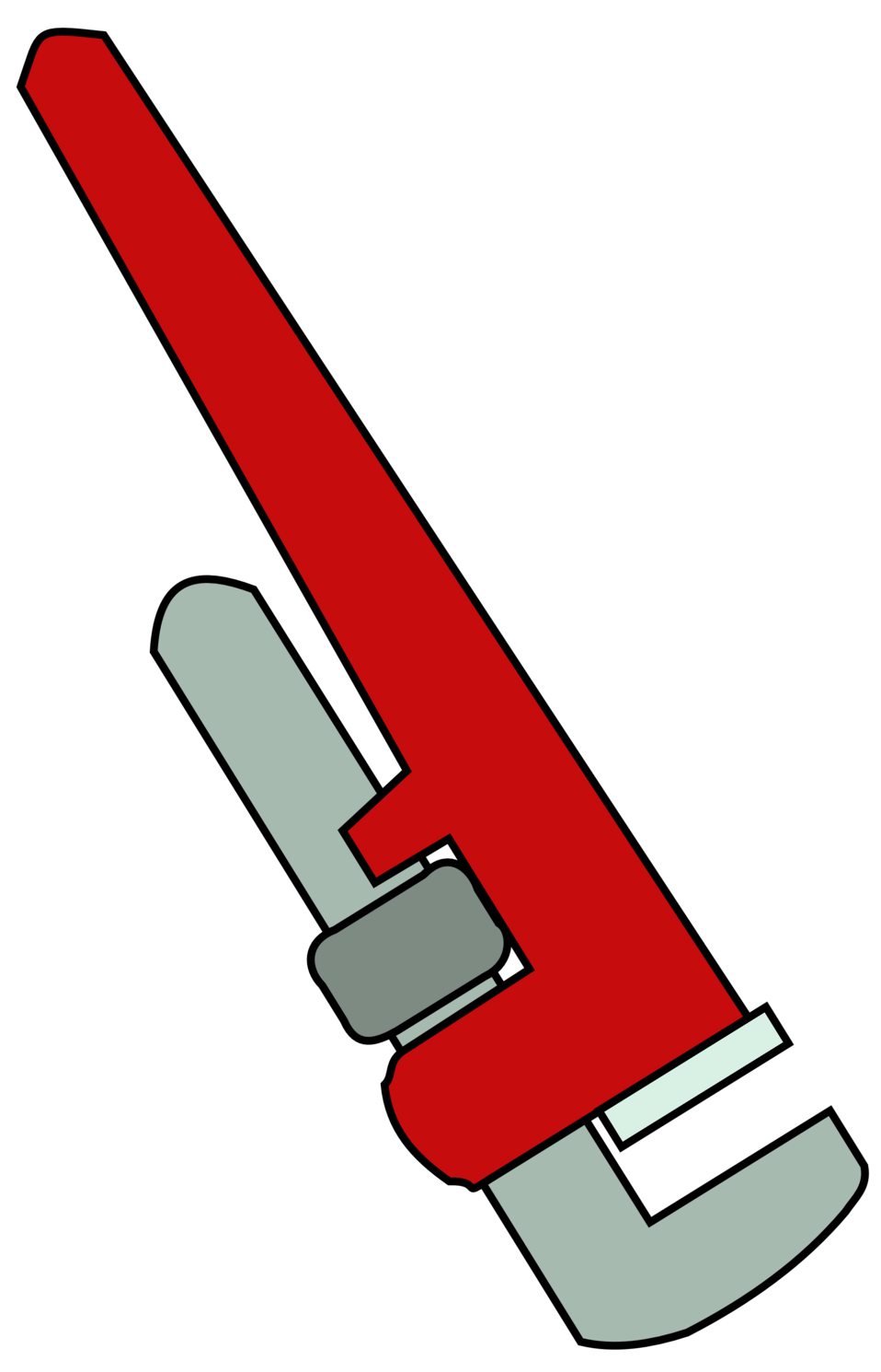 958x1490 Public Domain Clip Art Image Pipe Wrench Id 14021958018992
