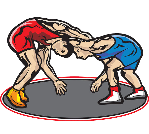600x540 Professional Wrestling Cartoon Clip Art