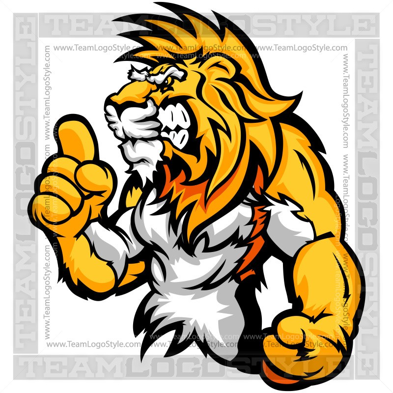 800x800 Cartoon Lion Clip Art