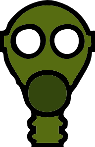 192x297 Gas Mask Clip Art