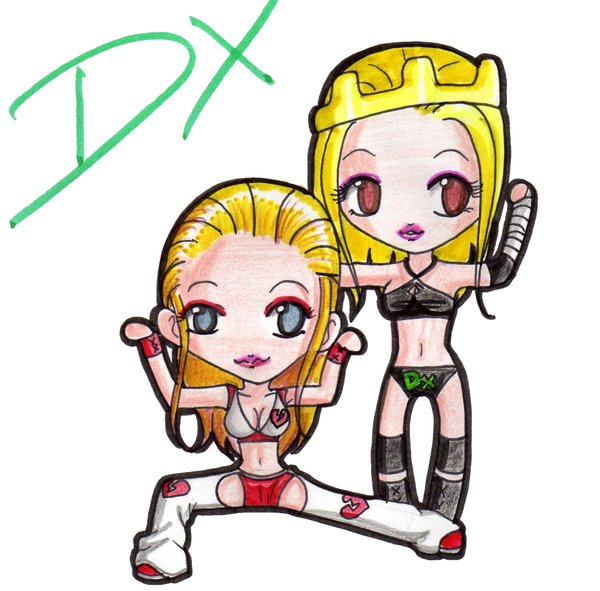 600x591 Wwe Gender Bender 9 By Princessblackrabbit