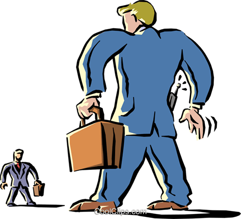 480x436 Men One Small Man One Big Man Royalty Free Vector Clip Art