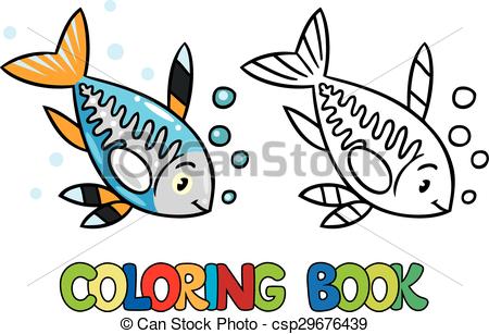 450x307 X Ray Fish Coloring Book. Coloring Picture Or Coloring Book