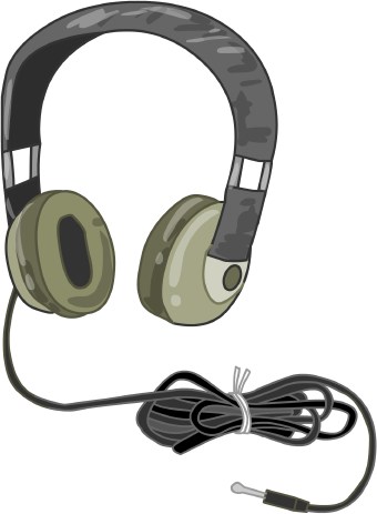 340x463 Headphone Clip Art Clipart Panda
