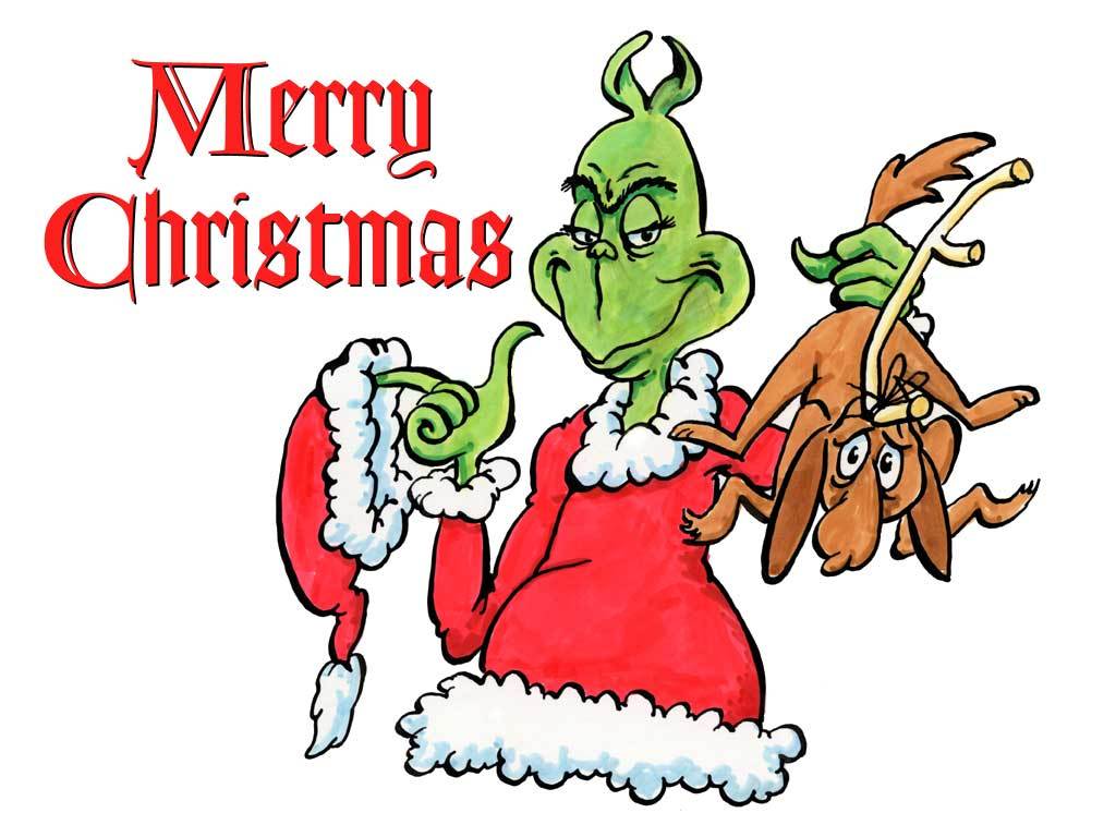 1024x768 Christmas Grinch Clip Art
