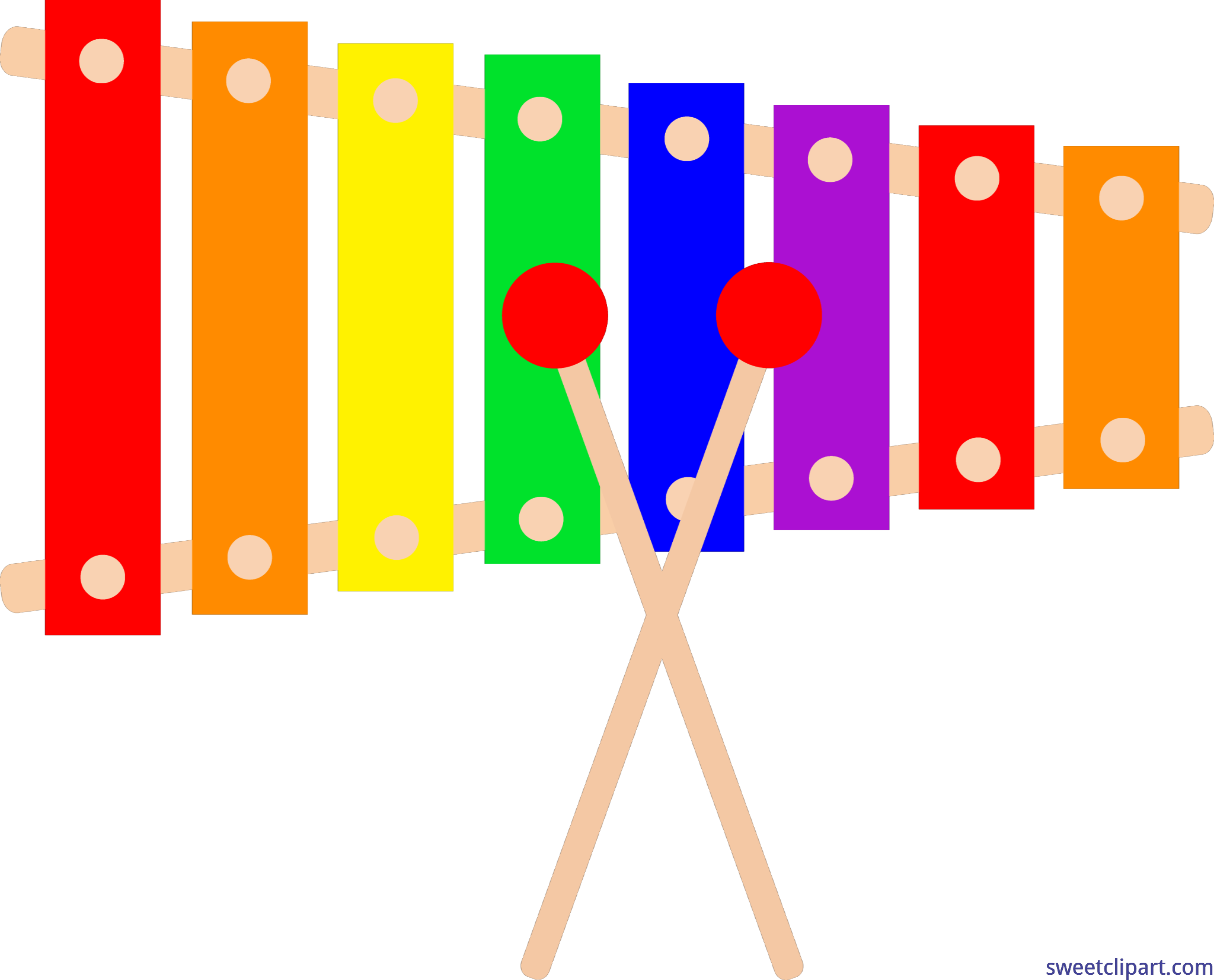 6729x5433 Xylophone Clip Art
